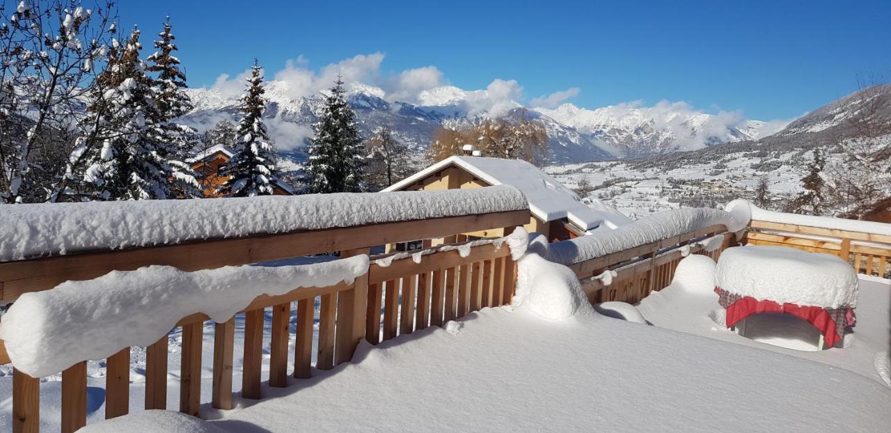 Chalet 19 Personnes Le Petit Mozart Villa Les Orres Esterno foto